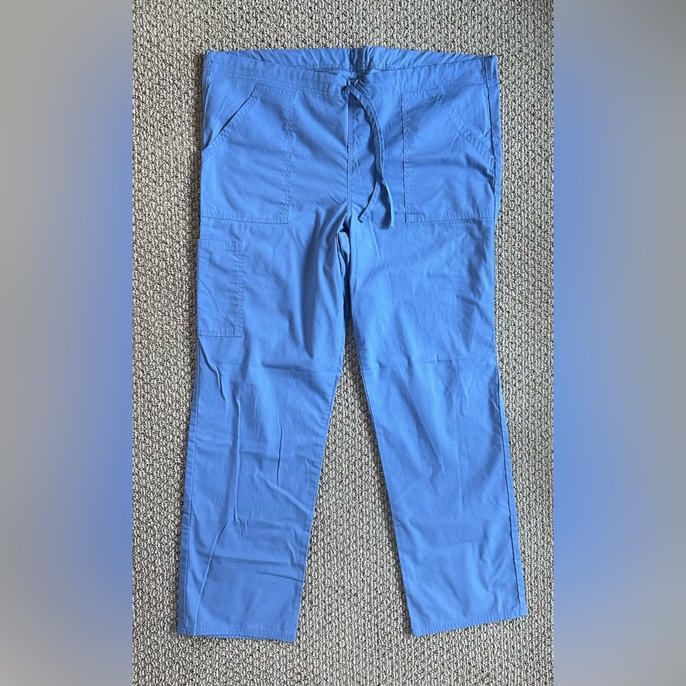 Ciel blue scrubs, size: M, draw string waist